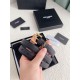 Replica perfetta Cintura YSL Saint Laurent Cassandre Square Buckle 20MM Nero Imitazione Outlet Online