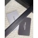 Replica perfetta Cintura YSL Saint Laurent Cassandre Square Buckle 20MM Nero Imitazione Outlet Online