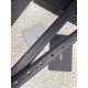 Replica perfetta Cintura YSL Saint Laurent Cassandre Square Buckle 20MM Nero Imitazione Outlet Online