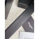 Miglior Falso Cintura YSL Saint Laurent Cassandre Square Buckle 30MM Noir Economiche Premium