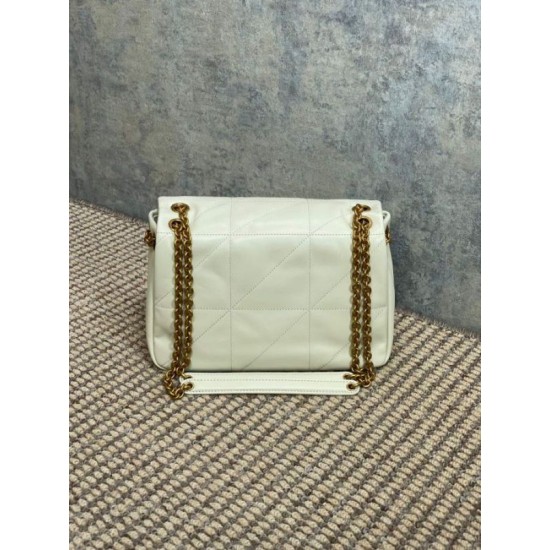Miglior Falso YSL Saint Laurent Jamie 4.3 Borsa piccola Pelle di agnello bianca Economiche Premium