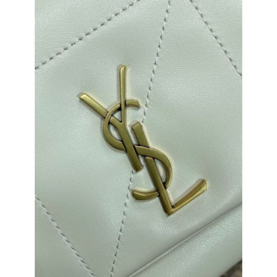 Miglior Falso YSL Saint Laurent Jamie 4.3 Borsa piccola Pelle di agnello bianca Economiche Premium
