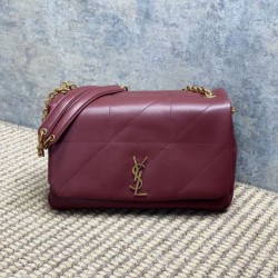 Replica perfetta YSL Saint Laurent Jamie 4.3 Borsa piccola Pelle di agnello rossa Imitazione Outlet Online