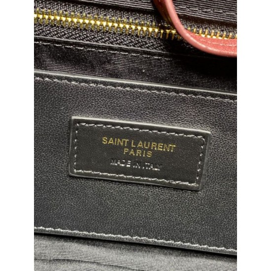 Replica perfetta YSL Saint Laurent Jamie 4.3 Borsa piccola Pelle di agnello rossa Imitazione Outlet Online