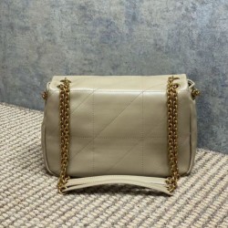Replica perfetta YSL Saint Laurent Jamie 4.3 Borsa piccola Pelle di agnello grigia Imitazione Outlet Online
