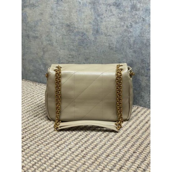 Replica perfetta YSL Saint Laurent Jamie 4.3 Borsa piccola Pelle di agnello grigia Imitazione Outlet Online