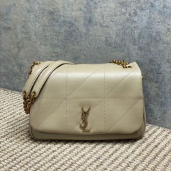 Replica perfetta YSL Saint Laurent Jamie 4.3 Borsa piccola Pelle di agnello grigia Imitazione Outlet Online