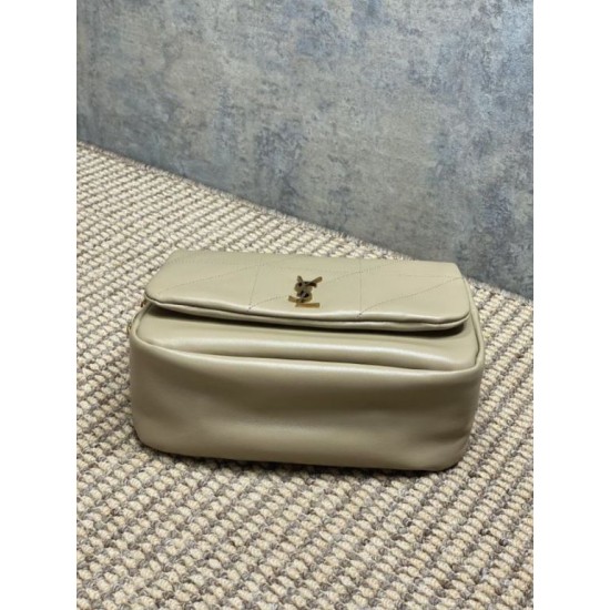 Replica perfetta YSL Saint Laurent Jamie 4.3 Borsa piccola Pelle di agnello grigia Imitazione Outlet Online