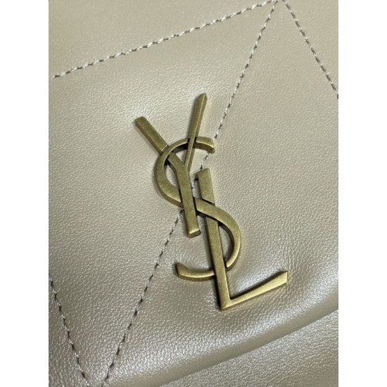 Replica perfetta YSL Saint Laurent Jamie 4.3 Borsa piccola Pelle di agnello grigia Imitazione Outlet Online