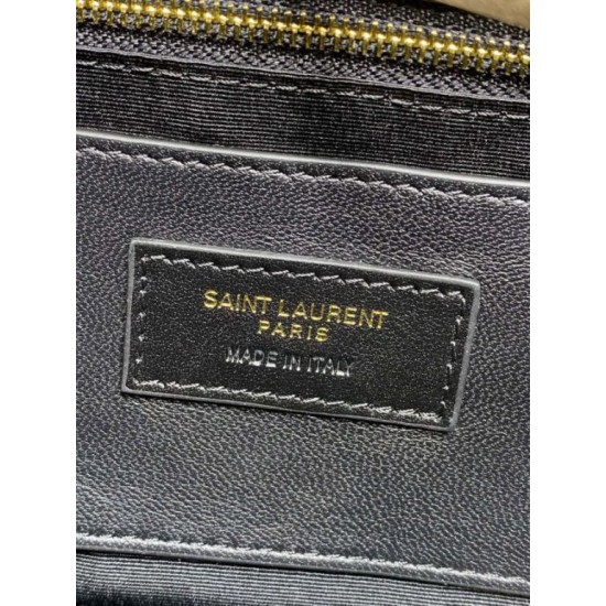 Replica perfetta YSL Saint Laurent Jamie 4.3 Borsa piccola Pelle di agnello grigia Imitazione Outlet Online