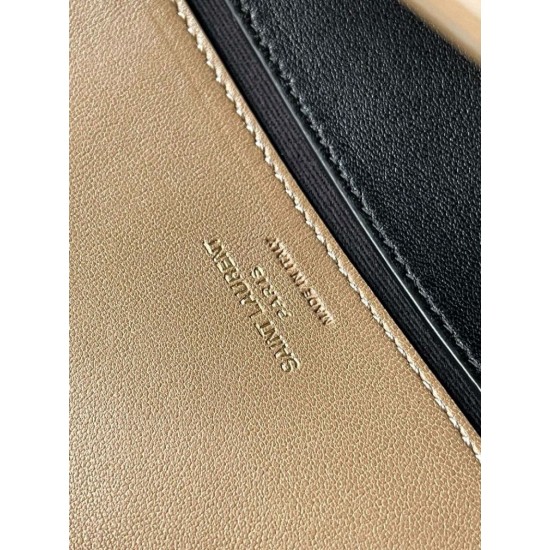 Replica perfetta YSL Saint Laurent LouLou Small Bag Matelasse Beige Imitazione Outlet Online