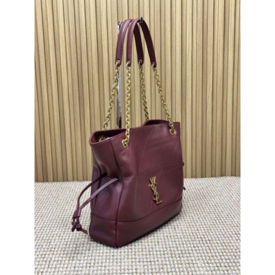 Miglior Falso Borsa shopping Pochon grande YSL Saint Laurent Jamie 4.3 Rossa Economiche Premium