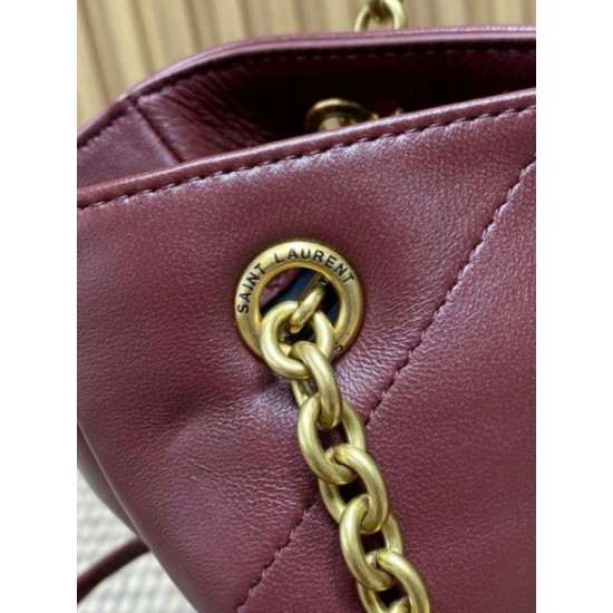 Miglior Falso Borsa shopping Pochon grande YSL Saint Laurent Jamie 4.3 Rossa Economiche Premium