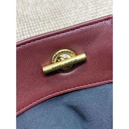 Miglior Falso Borsa shopping Pochon grande YSL Saint Laurent Jamie 4.3 Rossa Economiche Premium