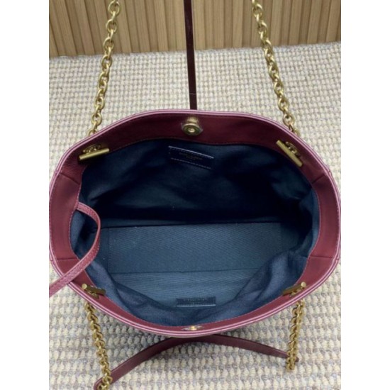 Miglior Falso Borsa shopping Pochon grande YSL Saint Laurent Jamie 4.3 Rossa Economiche Premium