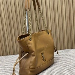 Perfette Qualità Repliche Borsa shopping Pochon grande YSL Saint Laurent Jamie 4.3 Muschio Imitazione