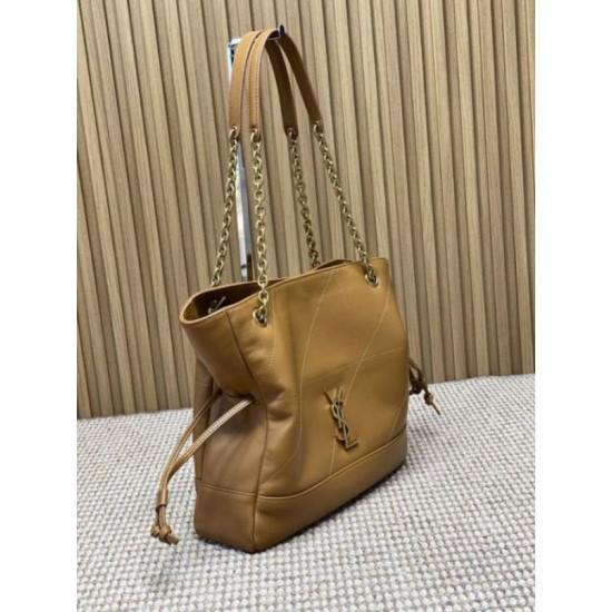 Perfette Qualità Repliche Borsa shopping Pochon grande YSL Saint Laurent Jamie 4.3 Muschio Imitazione