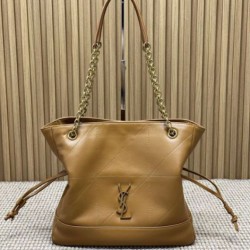 Perfette Qualità Repliche Borsa shopping Pochon grande YSL Saint Laurent Jamie 4.3 Muschio Imitazione