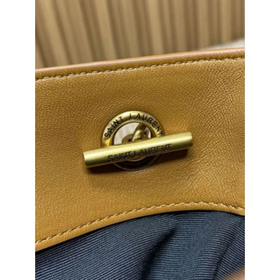 Perfette Qualità Repliche Borsa shopping Pochon grande YSL Saint Laurent Jamie 4.3 Muschio Imitazione