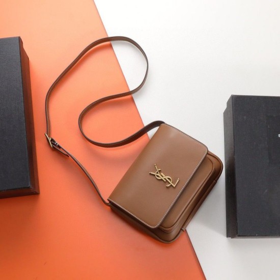 Perfette Qualità Repliche Borsa Niki Besace YSL Saint Laurent marrone Imitazione