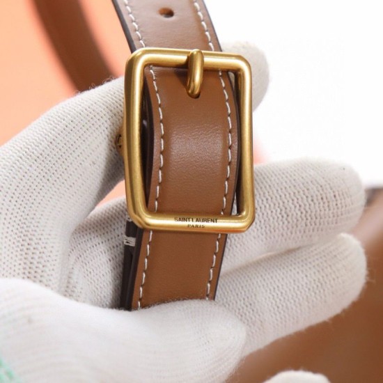 Perfette Qualità Repliche Borsa Niki Besace YSL Saint Laurent marrone Imitazione