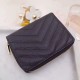Portafoglio compatto con cerniera YSL Saint Laurent Nero Replica originale di alta qualità Migliore Repliche Portafoglio compatto con cerniera YSL Saint Laurent Nero Economiche Outlet Online