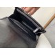 Replica perfetta Portafoglio grande Niki YSL Saint Laurent Crinkled Vintage Nero Imitazione Outlet Online
