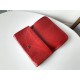 Replica perfetta Portafoglio grande YSL Saint Laurent Niki Crinkled Vintage Rosso Imitazione Outlet Online