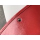 Replica perfetta Portafoglio grande YSL Saint Laurent Niki Crinkled Vintage Rosso Imitazione Outlet Online