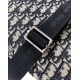 Borsa hobo morbida Dior Rider piccola da uomo replica Dior Oblique Jacquard beige/nero Imitazione