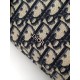 Borsa hobo morbida Dior Rider piccola da uomo replica Dior Oblique Jacquard beige/nero Imitazione