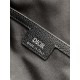 Replica Borsa hobo morbida Dior Rider media Dior Oblique Jacquard nera/beige Imitazioni Falso