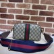 Replica Borsa a tracolla Gucci Ophidia piccola da uomo 752591 marrone Imitazioni Falso