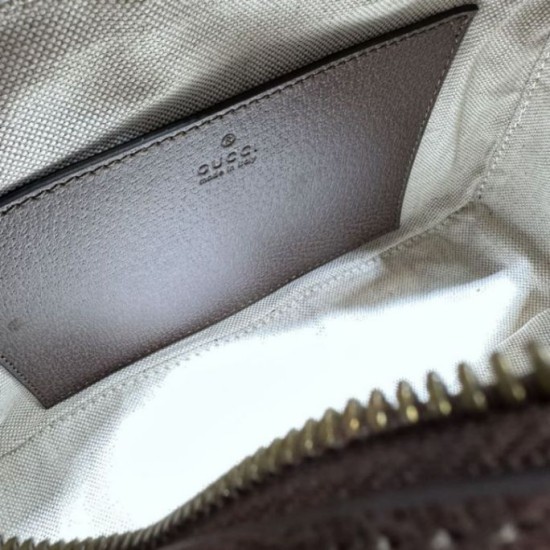 Replica Borsa a tracolla Gucci Ophidia piccola da uomo 752591 marrone Imitazioni Falso
