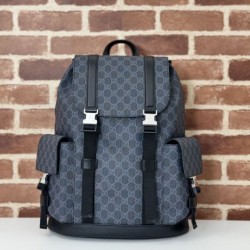 Replica Zaino Gucci grande nero da uomo 792080 Imitazioni Falso