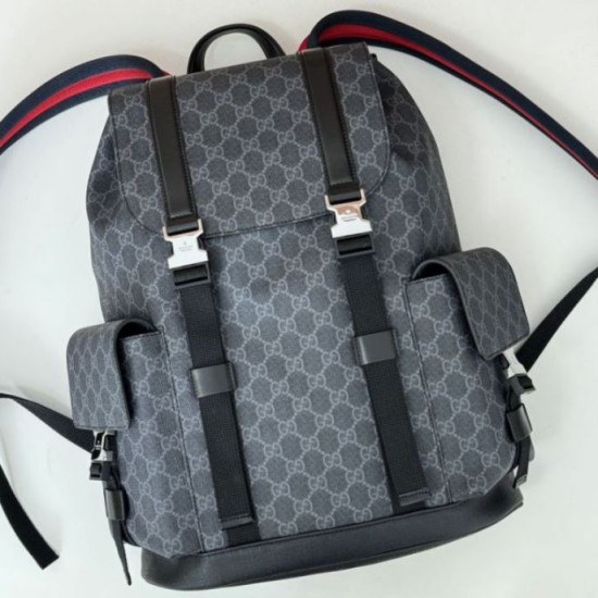 Replica Zaino Gucci grande nero da uomo 792080 Imitazioni Falso