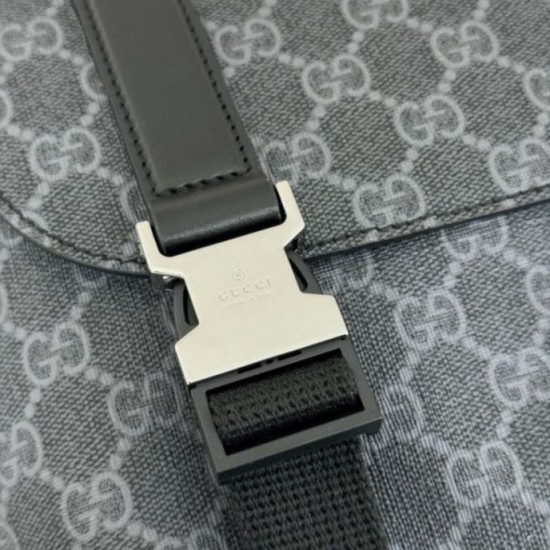 Replica Zaino Gucci grande nero da uomo 792080 Imitazioni Falso