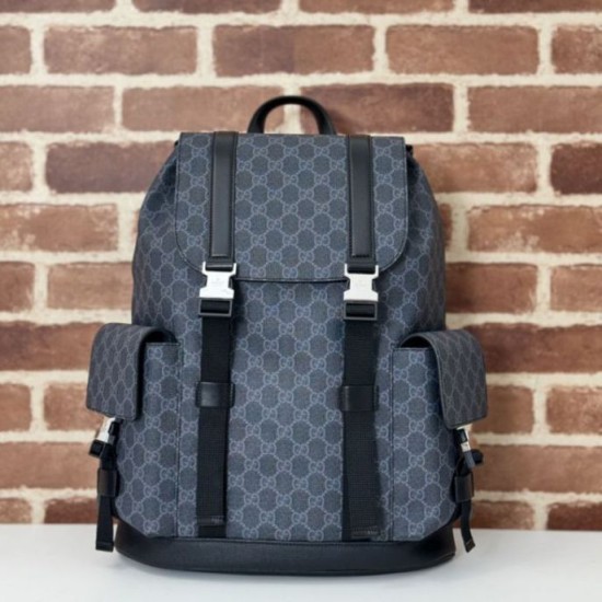 Replica Zaino Gucci grande nero da uomo 792080 Imitazioni Falso