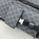 Replica Zaino Gucci grande nero da uomo 792080 Imitazioni Falso