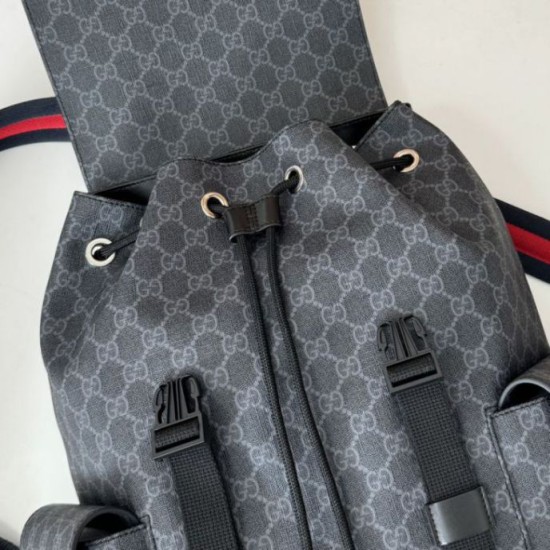 Replica Zaino Gucci grande nero da uomo 792080 Imitazioni Falso