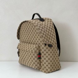 Replica Zaino Gucci medio in tela GG da uomo 824624 marrone Imitazione Replica Zaino Gucci medio in tela GG da uomo 824624 marrone Imitazione