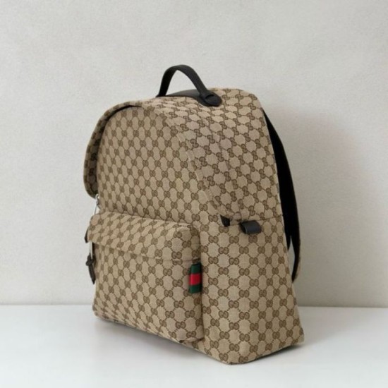 Replica Zaino Gucci medio in tela GG da uomo 824624 marrone Imitazione