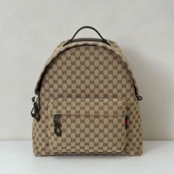Replica Zaino Gucci medio in tela GG da uomo 824624 marrone Imitazione