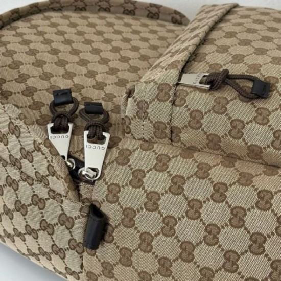 Replica Zaino Gucci medio in tela GG da uomo 824624 marrone Imitazione