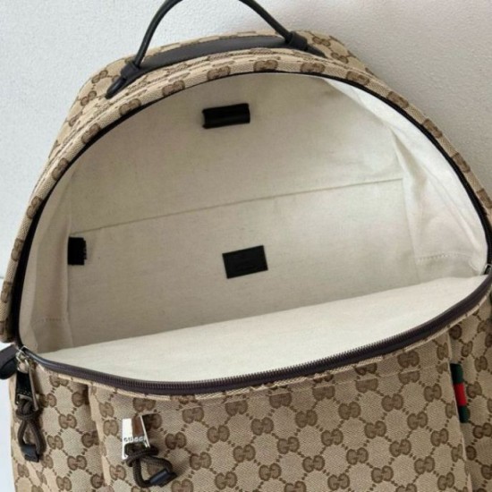 Replica Zaino Gucci medio in tela GG da uomo 824624 marrone Imitazione