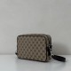 Borsa a tracolla Gucci piccola in tela GG Replica Gucci da uomo 834802 marrone
