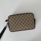 Borsa a tracolla Gucci piccola in tela GG Replica Gucci da uomo 834802 marrone