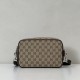 Borsa a tracolla Gucci piccola in tela GG Replica Gucci da uomo 834802 marrone