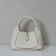 Replica Borsa Gucci Softbit Media/Maxi con Manico a Mezzaluna 837466 Bianca Imitazioni Falso