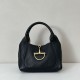 Borsa Replica Gucci Softbit Media/Maxi con Manico a Mezzaluna 837466 Nera